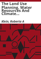 The_land_use_planning__water_resources_and_climate_change_adaptation_connection