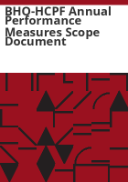 BHO-HCPF_annual_performance_measures_scope_document