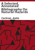 A_selected__annotated_bibliography_on_natural_hazards