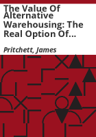 The_value_of_alternative_warehousing