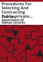 Procedures_for_selecting_and_contracting_public-private_initiative_agreements_with_non-profits