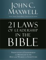 21_laws_of_leadership_in_the_Bible