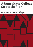 Adams_State_College_strategic_plan
