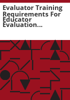 Evaluator_training_requirements_for_educator_evaluation_systems
