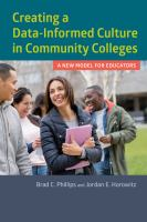 Creating a data-informed culture in community colleges