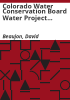 Colorado_Water_Conservation_Board_water_project_financing_programs