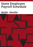 State_employee_payroll_schedule