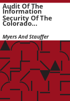 Audit_of_the_information_security_of_the_Colorado_Operations_Resource_Engine__CORE__system