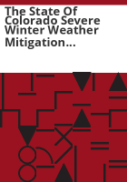 The_state_of_Colorado_severe_winter_weather_mitigation_annex