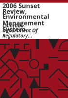 2006_sunset_review__environmental_management_system_permit_program