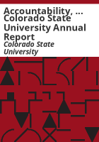 Accountability______Colorado_State_University_annual_report
