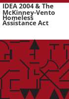 IDEA_2004___the_McKinney-Vento_Homeless_Assistance_Act