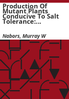 Production_of_mutant_plants_conducive_to_salt_tolerance