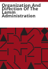 Organization_and_direction_of_the_Lamm_administration