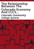 The_relationship_between_the_Colorado_economy_and_CCCS_enrollment