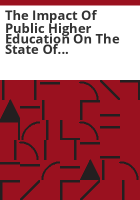 The_impact_of_public_higher_education_on_the_state_of_Colorado