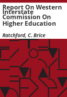 Report_on_Western_Interstate_Commission_on_Higher_Education