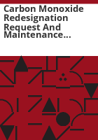 Carbon_monoxide_redesignation_request_and_maintenance_plan_for_the_Denver_metropolitan_area